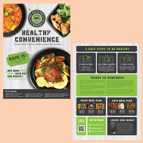 Meal Prep Service Flyer/Poster Postcard, flyer or print contest