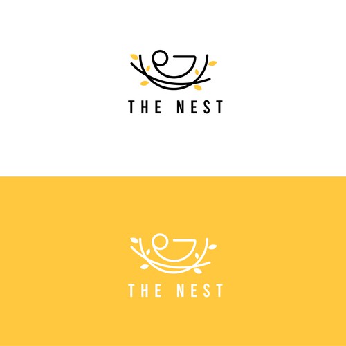 the NEST--a national Prenatal Wellness Center Brand Design by A.GFX