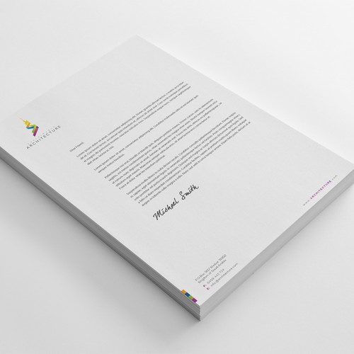 Creative implementation: business card, letterhead, envelope designs needed, Business card contest