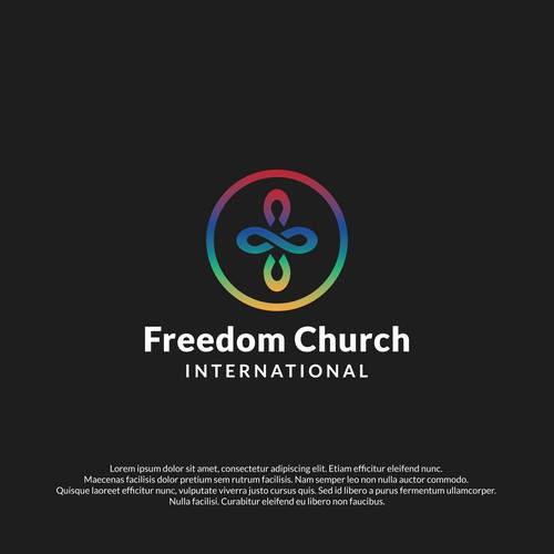 Freedom Church Logo Design Design by Fiore del Dragone