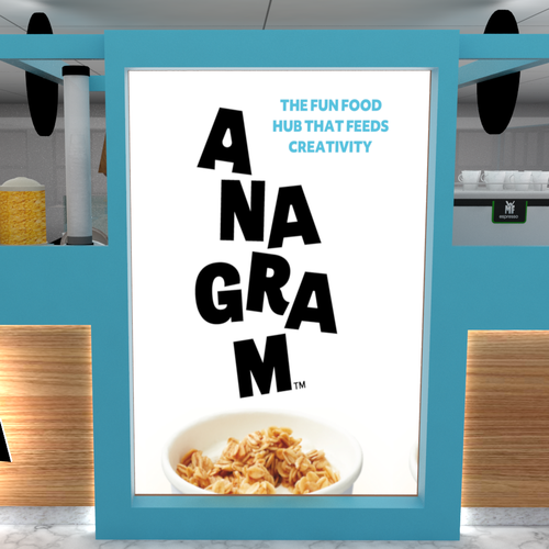 Design a 3D render for food serving kiosk Diseño de Ann Davis