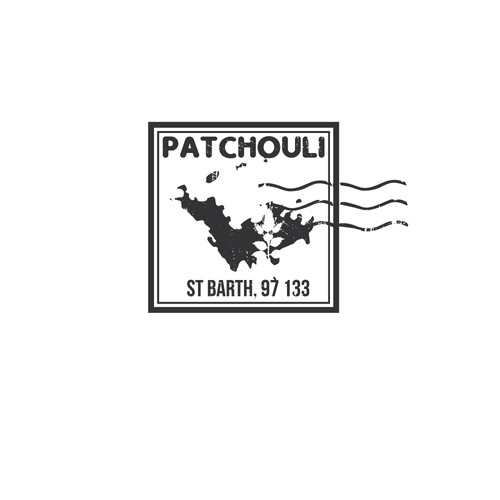 PATCHOULI ST BARTH Design by mow.logo