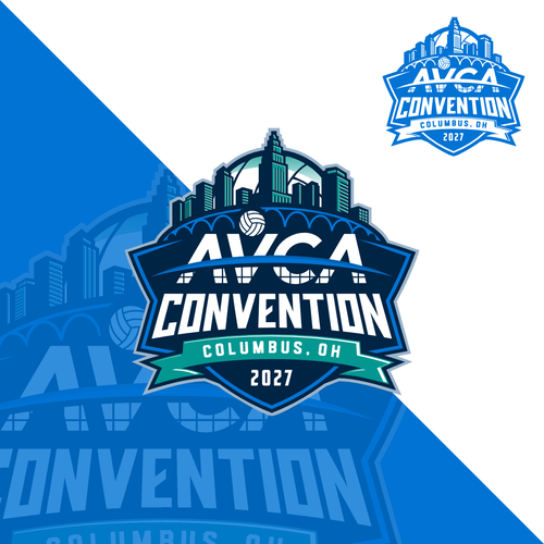 "Vibrant Volleyball Event Logo" winning Banner ad