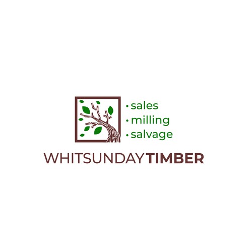 Captivating logo for environmentally friendly timber mill and timber sales Design by AYASANAS