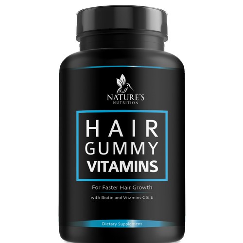 Nature's Nutrition needs a Gummy Vitamins black label Design by agooshe