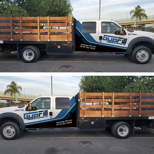 trucks wrap design Design by RicardoRS