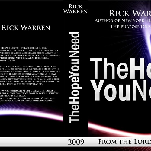 Design Rick Warren's New Book Cover Design réalisé par Bjay