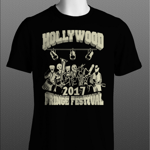 Design di The 2017 Hollywood Fringe Festival T-Shirt di Vrabac
