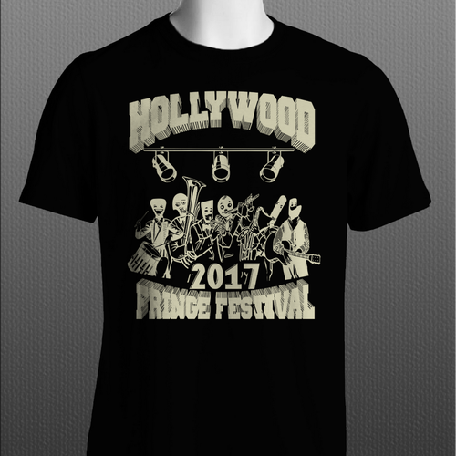 The 2017 Hollywood Fringe Festival T-Shirt Design by Vrabac