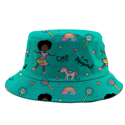 Bucket Hat Designs for Girls (black culture theme) Design by ash00 Designs