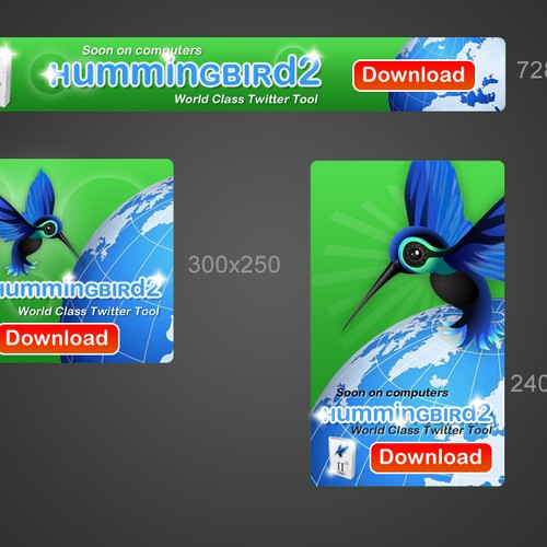 "Hummingbird 2" - Software release! Design por Pink Agency