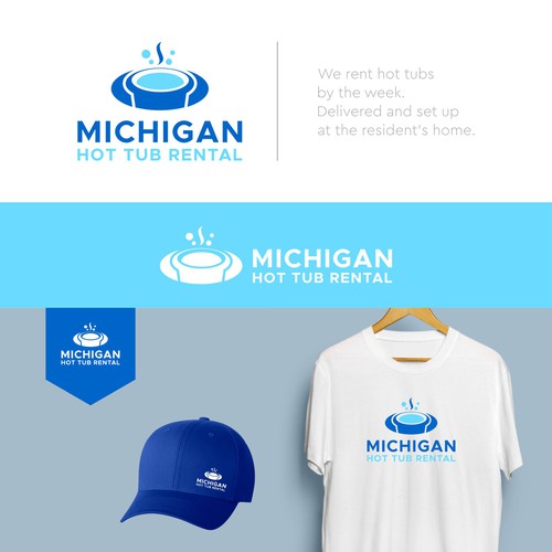 Michigan Hot Tub Rental Logo Design Contest Design by ekhodgm