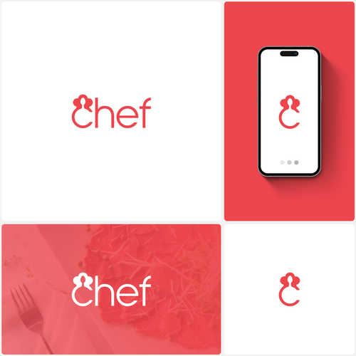 "CHEF": Food & Cooking Social Media Logo Design by golden_koi