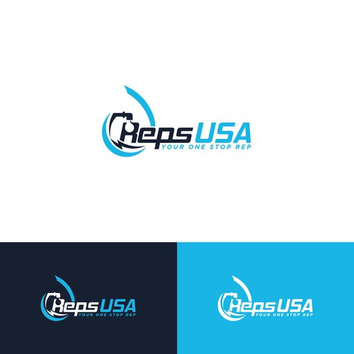 Rep's USA Logo Design by keoart