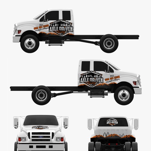 Bold Tow Truck Wrap Design by Logicainfo ♥