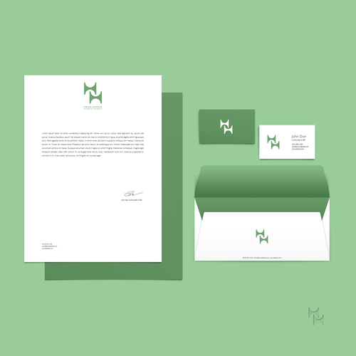 Luxury Logo consisting of "HH" Design by ·John·