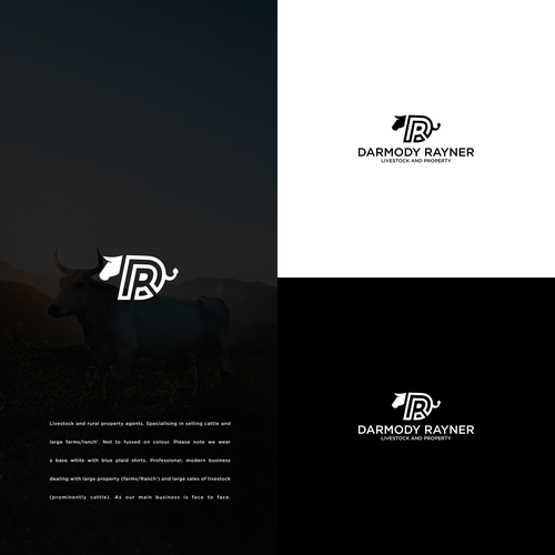 Livestock Ranch Agents Logo Design by boerhan