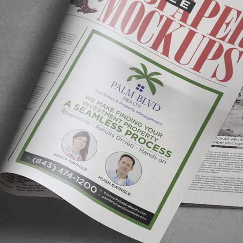 Newspaper Ad Design por Sketch Media™