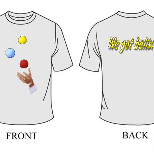 Juggling T-Shirt Designs Diseño de Hubbell Grafix