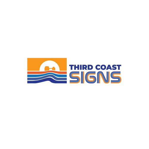 New vibrant business logo and branding for a sign making company serving Chicago Design by Azwar_Design®
