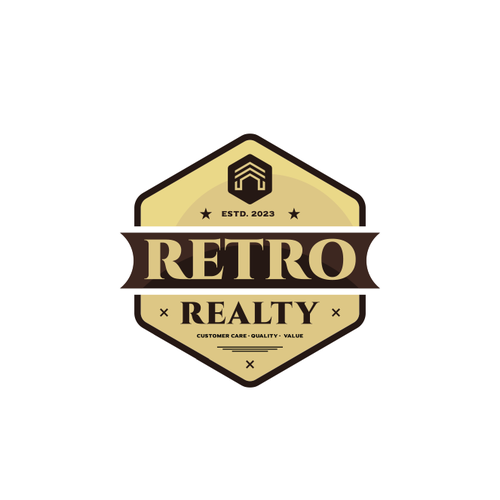 Retro company specializing in vintage customer service, quality, and value. Design by Grafik Flame