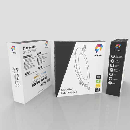 Package design for an Ultra-Thin LED Downlight Design by AlphaModeling