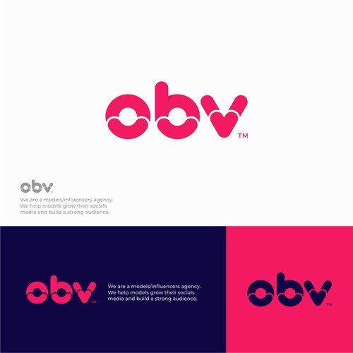 Fresh brand identity for a model agency! Design by khris™