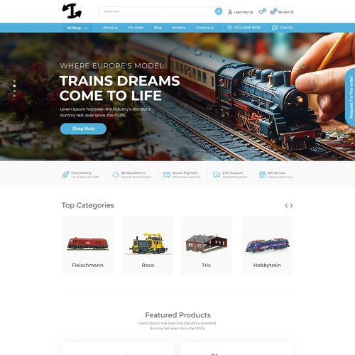 Web page design contest entry by Royal Lucas