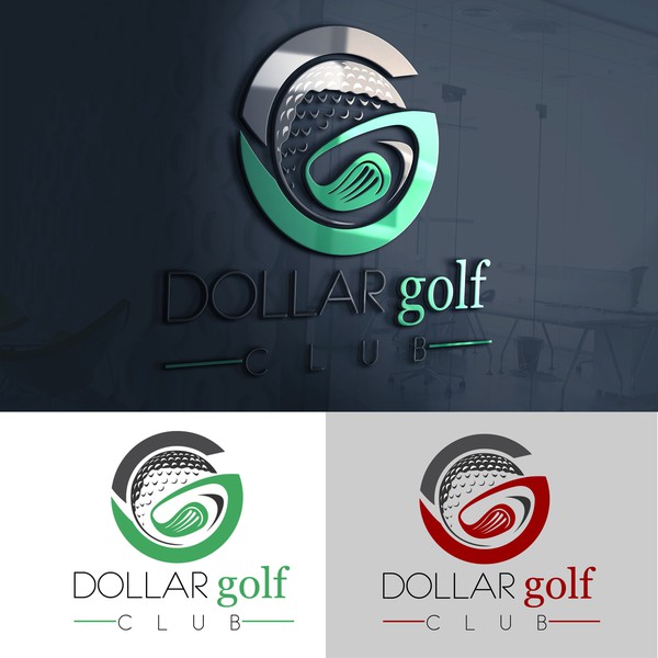 Dollar golf logo