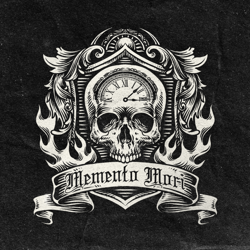 Memento Mori Crest Design by xinow studio