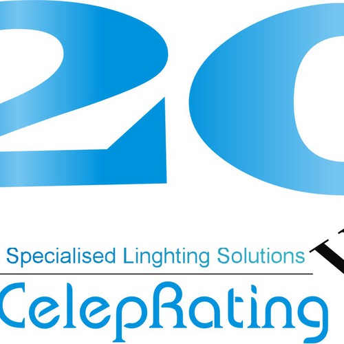Celebrating 20 years LOGO Design by bombaz
