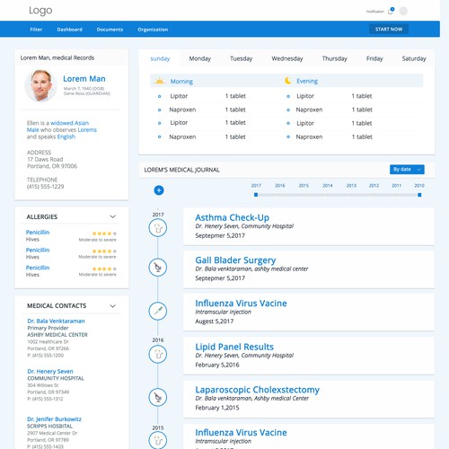 Web page design contest entry by PROBRAND