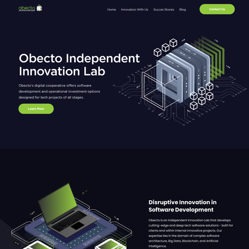 High-Tech Software Innovation Lab - New Website Design Design by FaTiH™