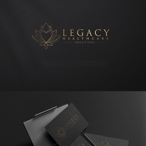 Elegant Professional Healthcare Staffing Logo (female owned) Design by e t ' s