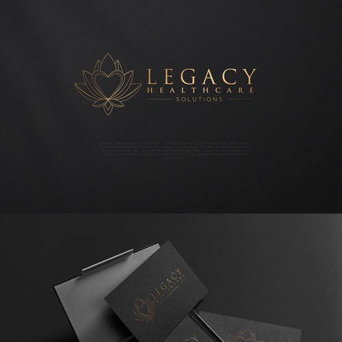 Elegant Professional Healthcare Staffing Logo (female owned) Design by .MyArt.