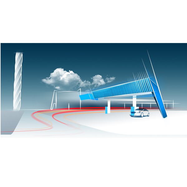 Design by Kapica Pawel titled "Grafik für Tankstelle "