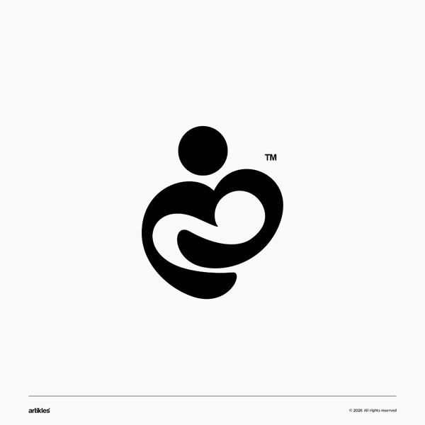 mom and baby logo care