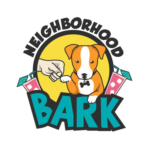 eye-catching logo design for dog themed bar and all-season dog park Design by ifux