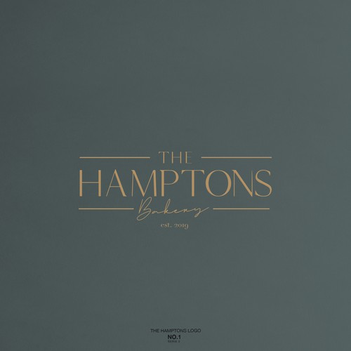 The Hamptons Bakery Logo Design by sanjika_