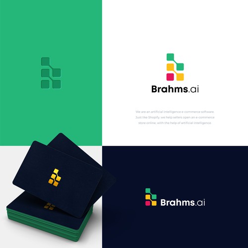 Design the logo of the new AI-enhanced e-commerce software Diseño de Felipe Sánchez