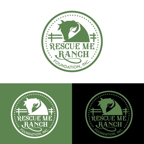 RMR Horse Rescue Logo Design by ThatHorseGirl