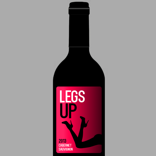 Legs Up 2013 Vintage Wine Label Design by AlexSander*