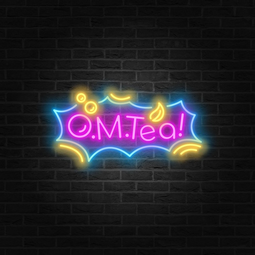 Design eye catching logo for bubble tea shop. Design by sebuahruang