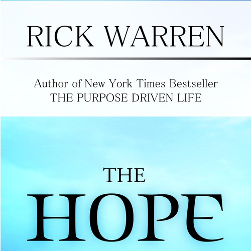 Design Rick Warren's New Book Cover Design por e3