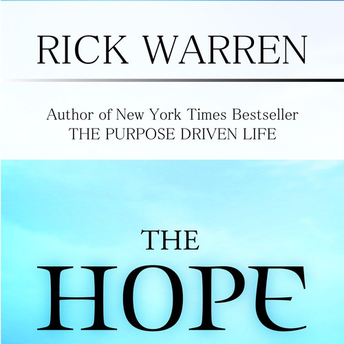 Design Rick Warren's New Book Cover Diseño de e3