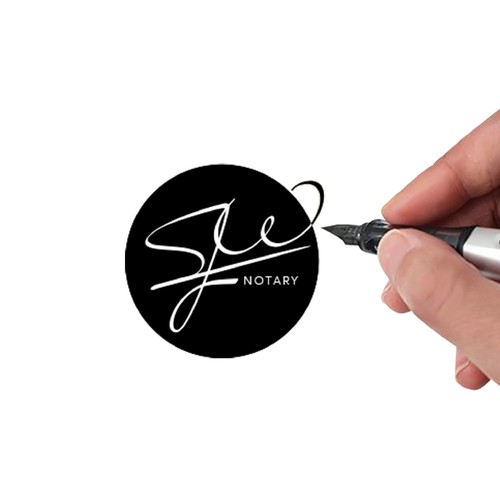 "I need a powerful & professional logo for my new notary business" Design by signande