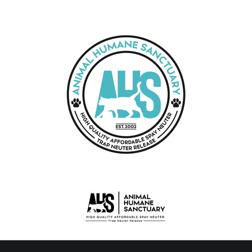 99NONPROFITS: Classy Logo For High Quality Low-Cost Spay Neuter Clinic & Animal Welfare Organization Design by B"n"W