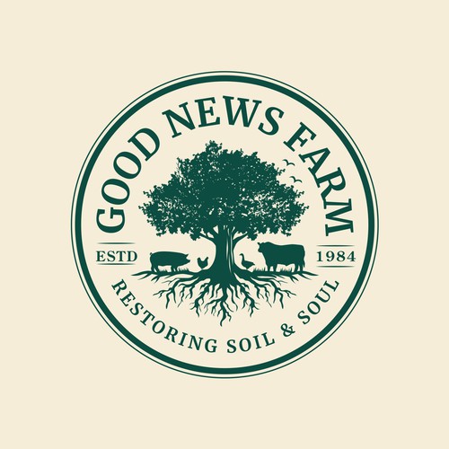 "Organic Farm expanding to offer outdoor dining, wellness and glamping" winning Logo design
