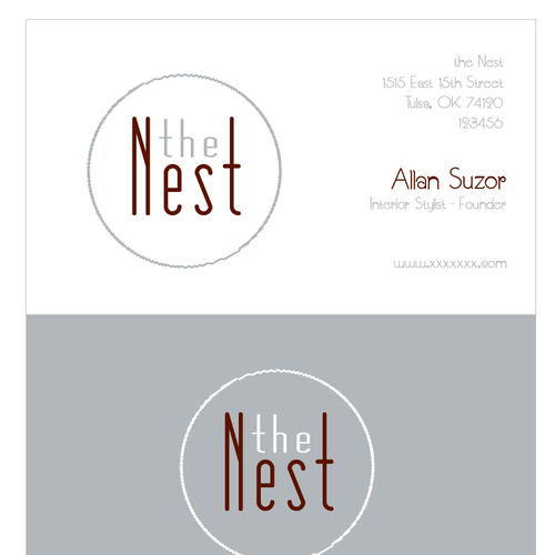 logo for the Nest Design by sonjab