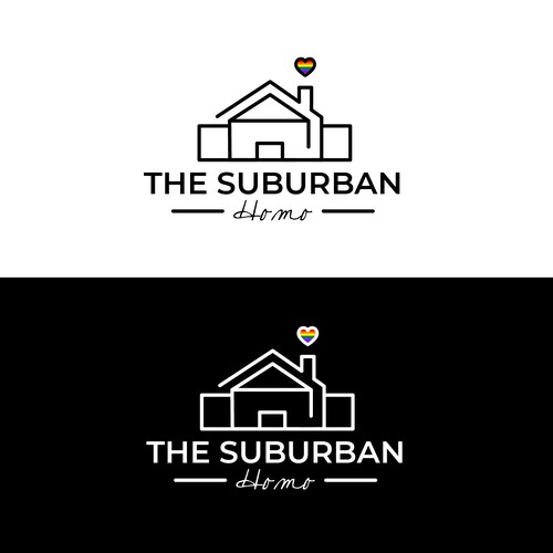 logo for lifestyle site of a thirty-something gay guy living in the burbs Design by cgfx.eth